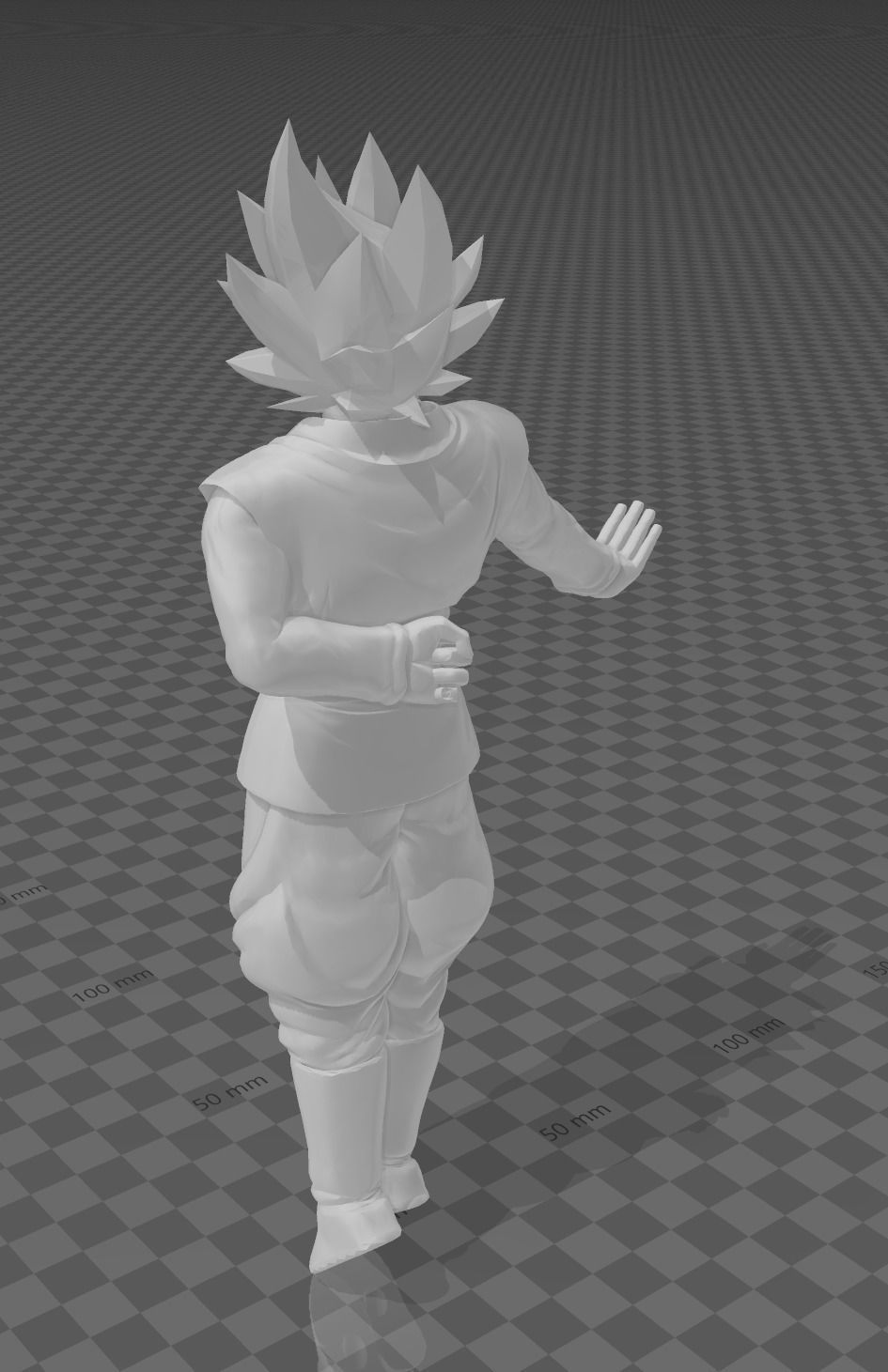Black Goku 3D print model_3