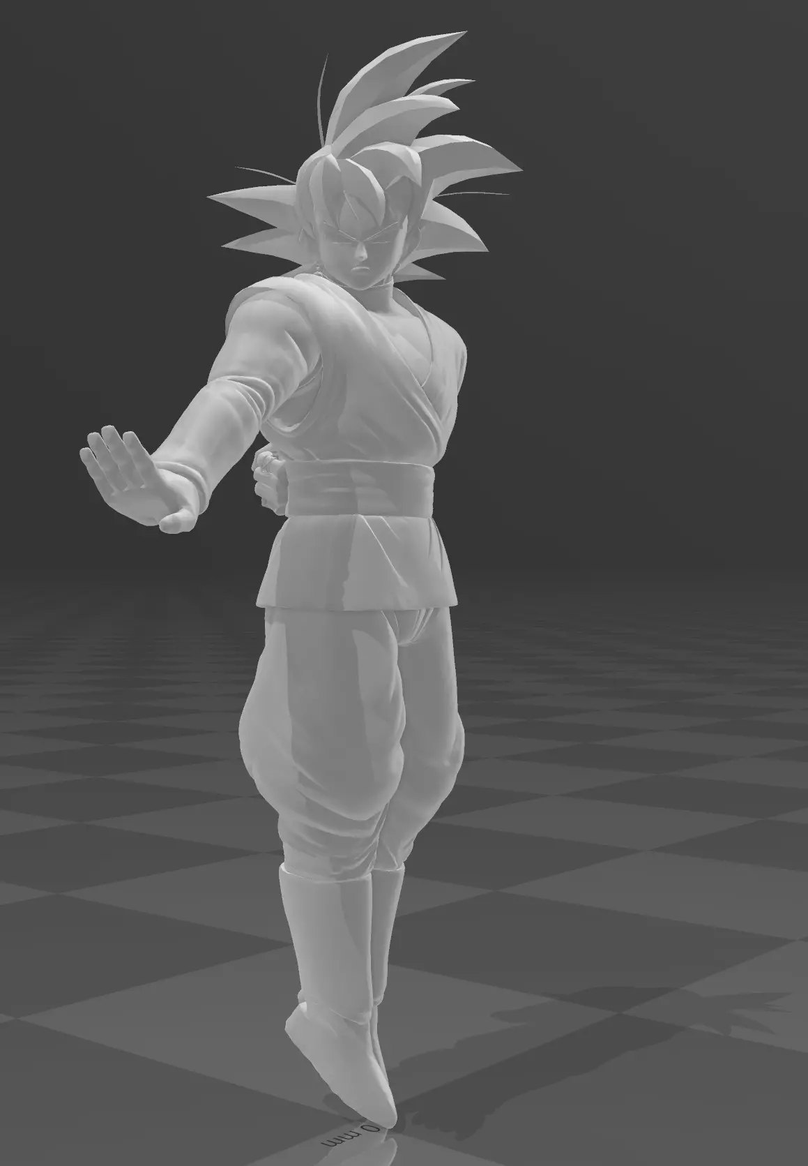 Black Goku 3D print model_0