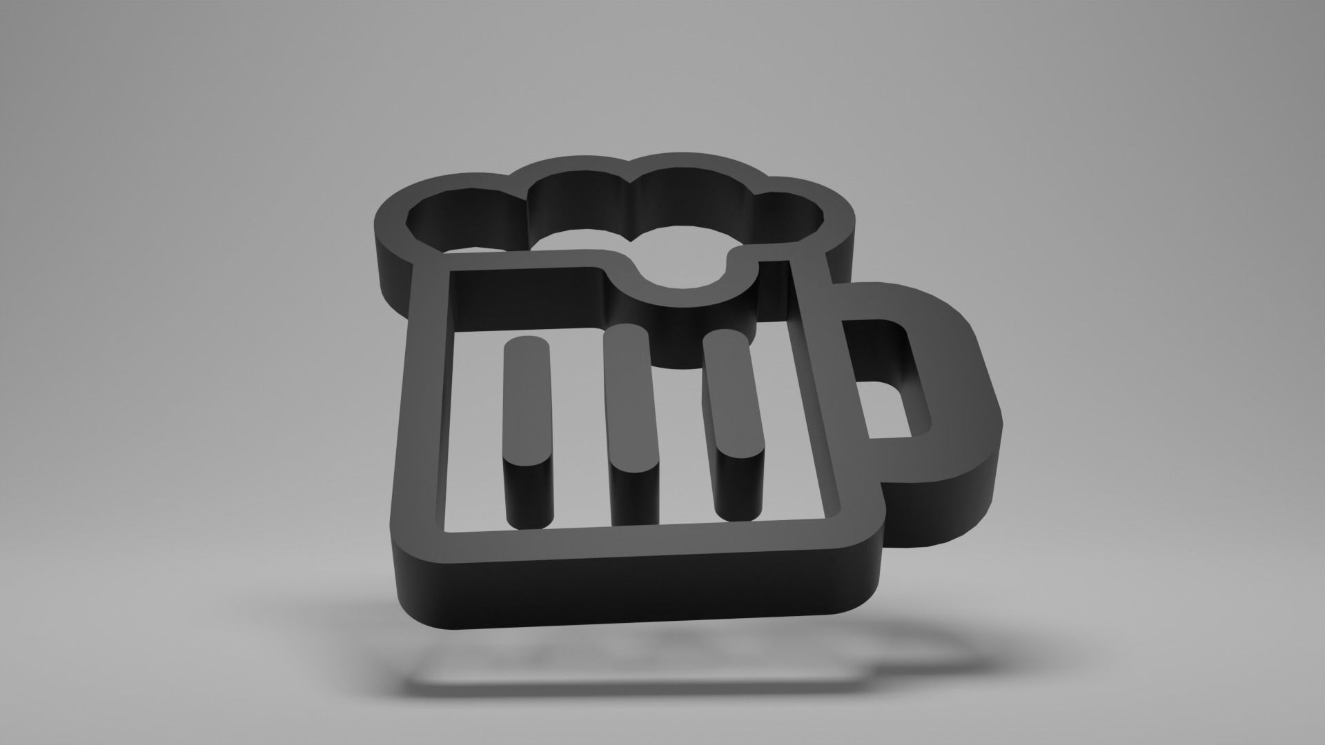 Icon Beer 3D model_4