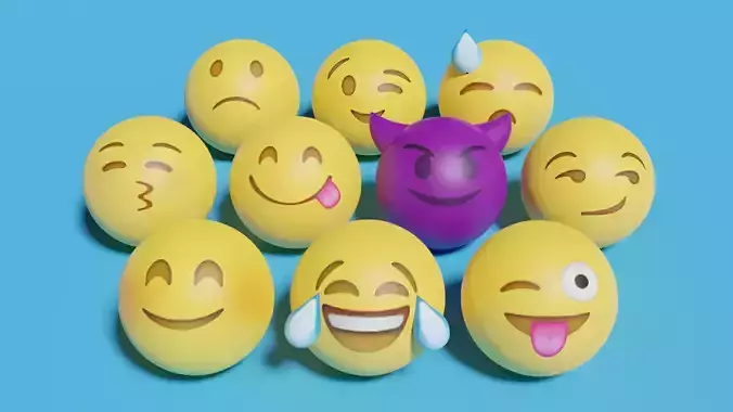 10 Emojis pack