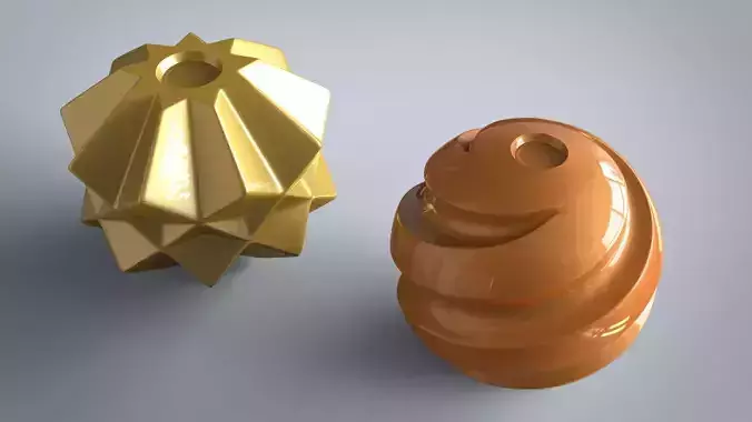 Geometric  candle  silicon mold