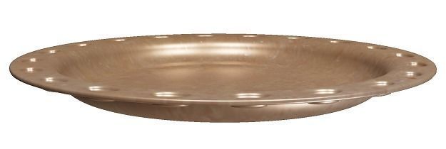 Antique Copper Plate Low-poly 3D model_1