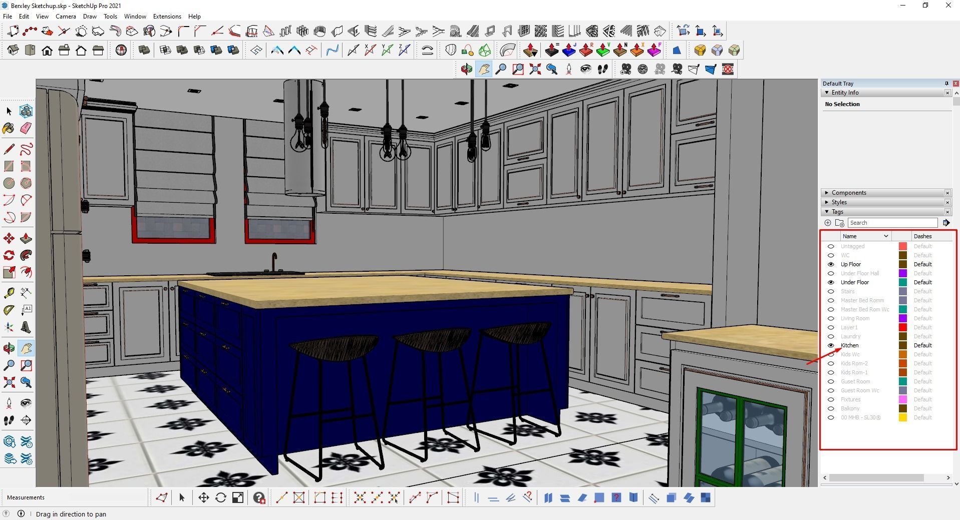 Berxley House 3D model_8