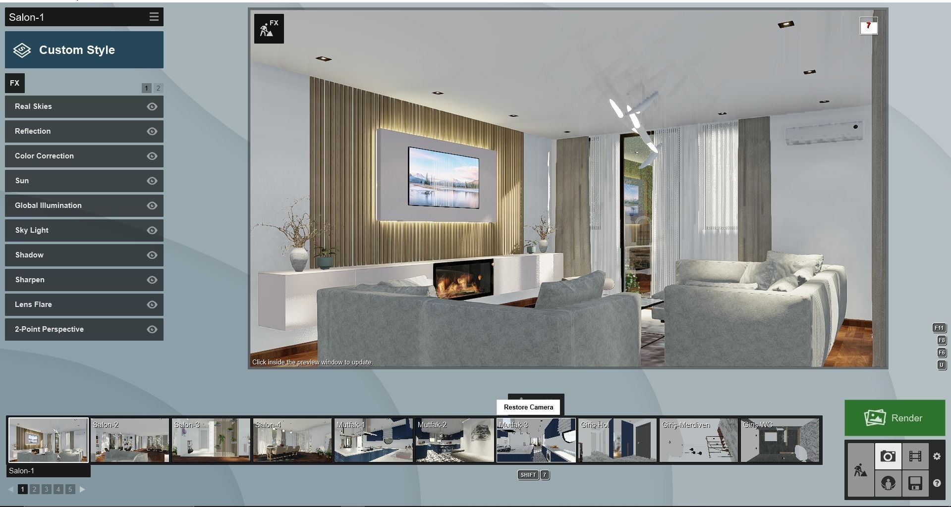 Berxley House 3D model_5