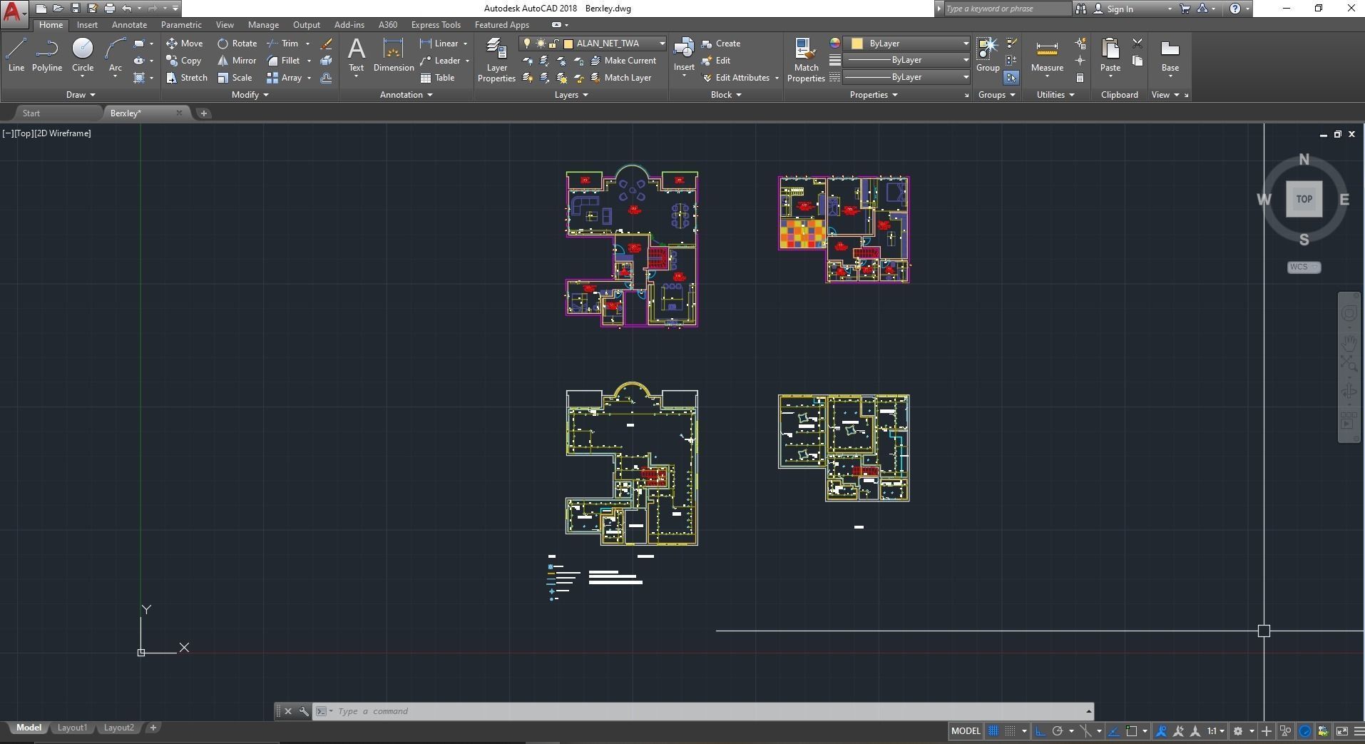 Berxley House 3D model_6