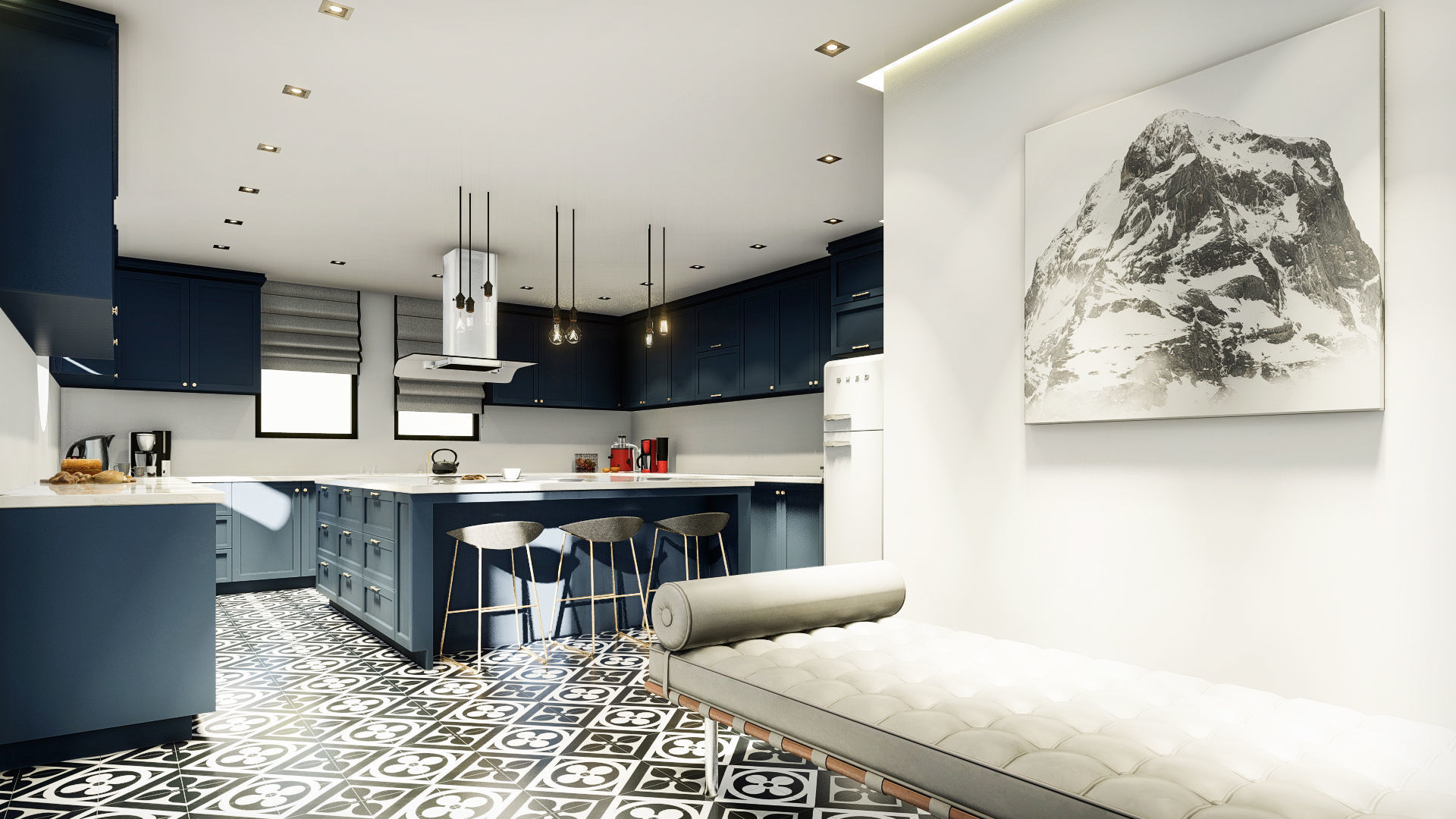 Berxley House 3D model_9