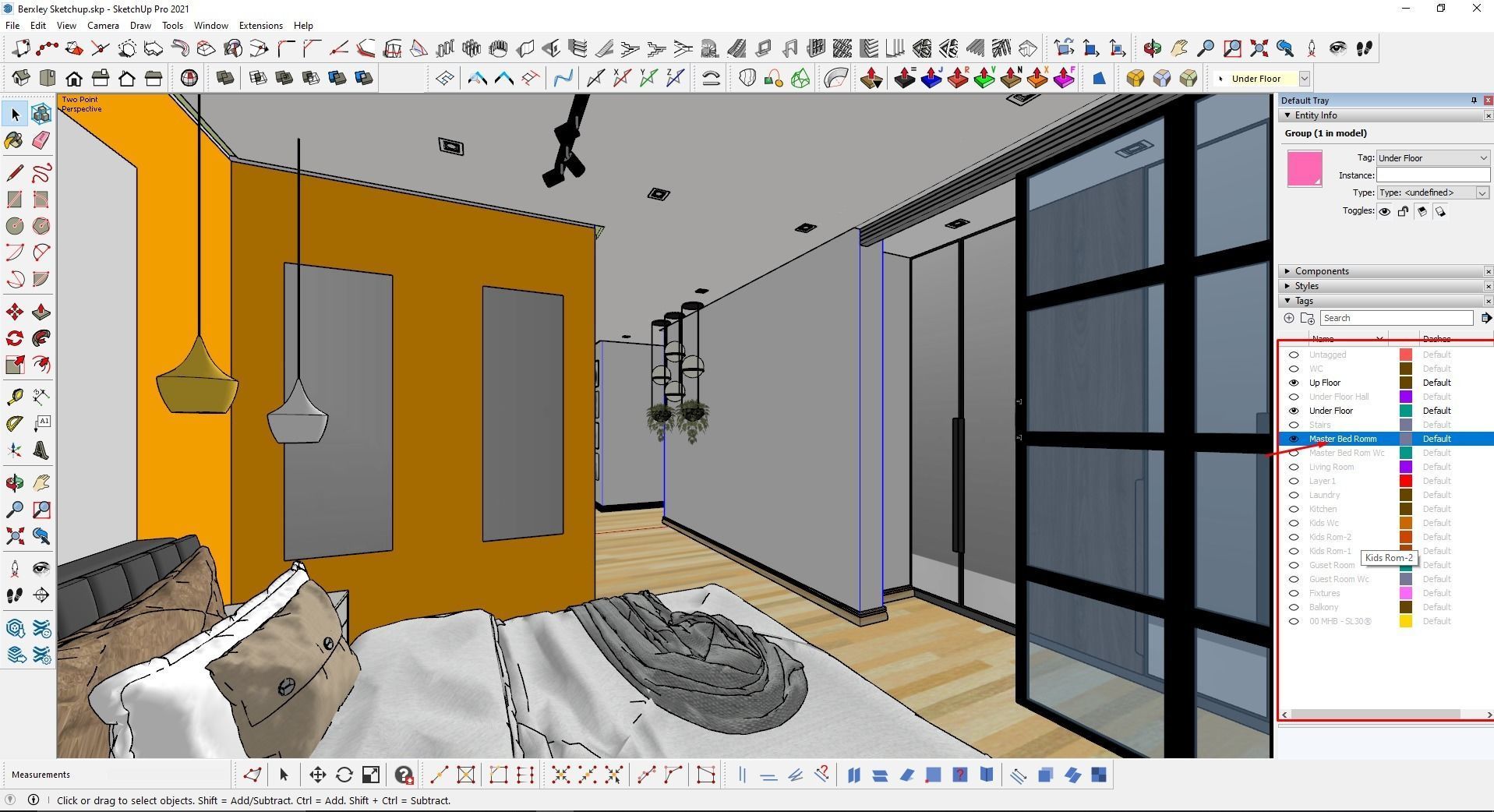 Berxley House 3D model_4