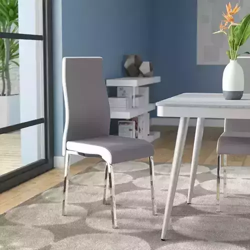 Salerno Side Chair in Grey