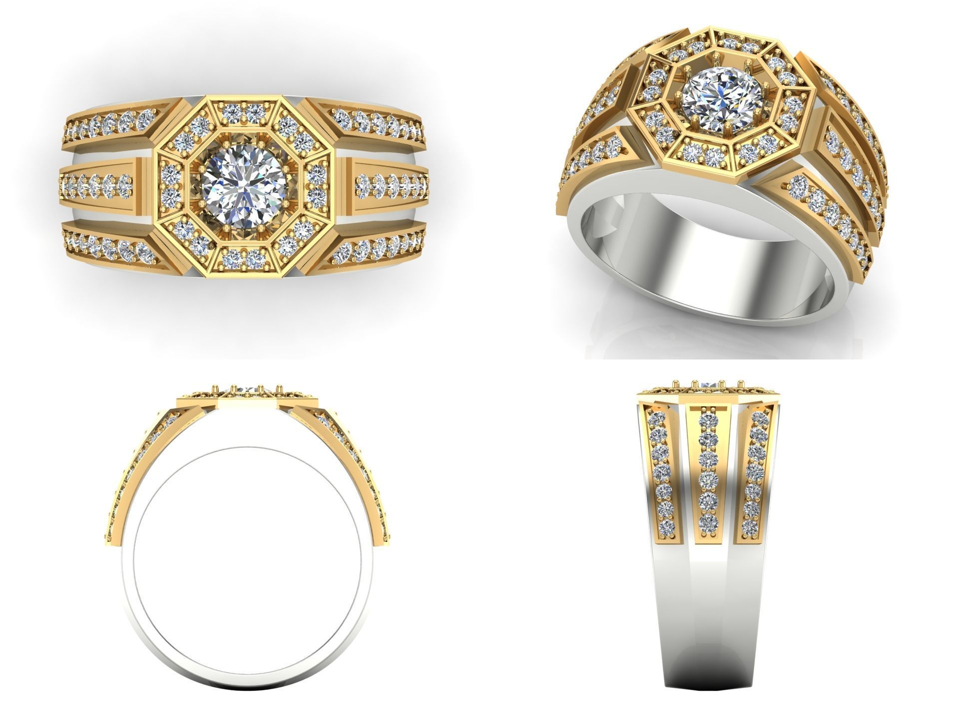 Ring kt75 3D print model_3