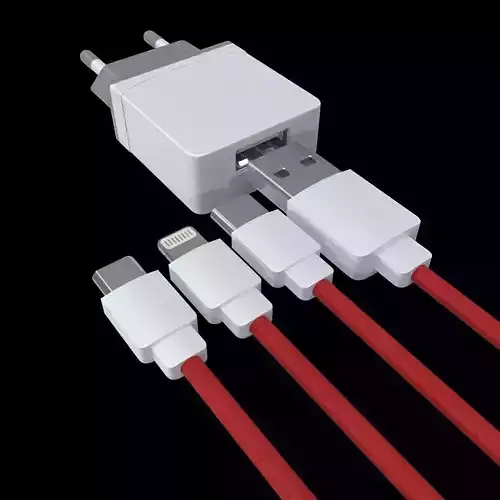 Lightning Type-C Micro USB and 2A