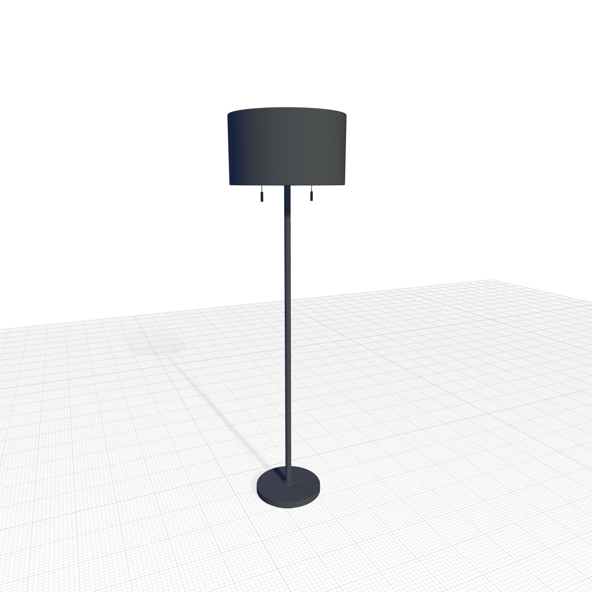Horka Traditional Floor Lamp 3D model_3