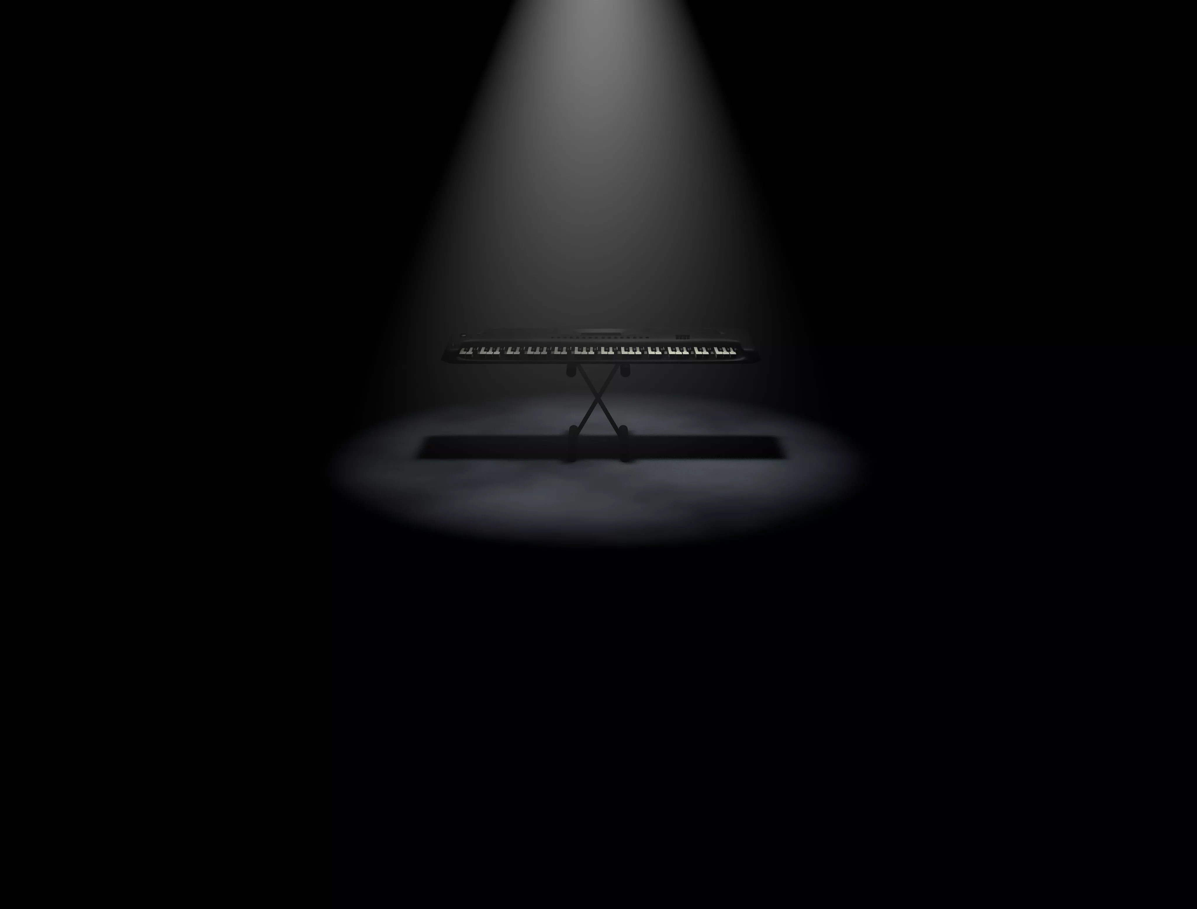 Electric Piano Model Free 3D model