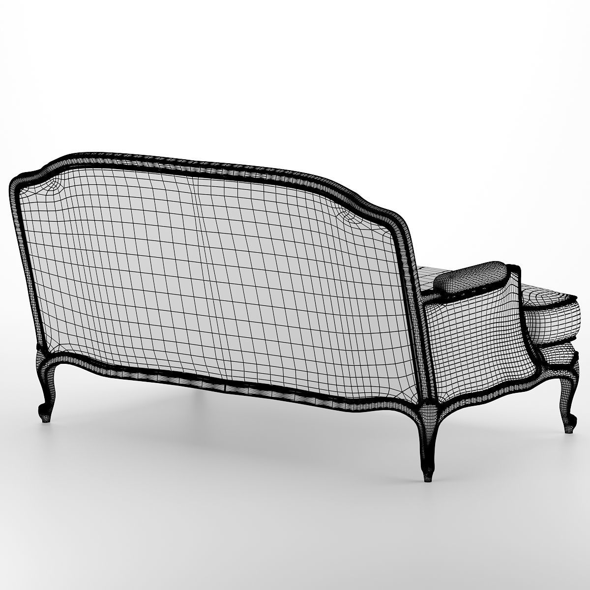 Sofa classic 3D model_5