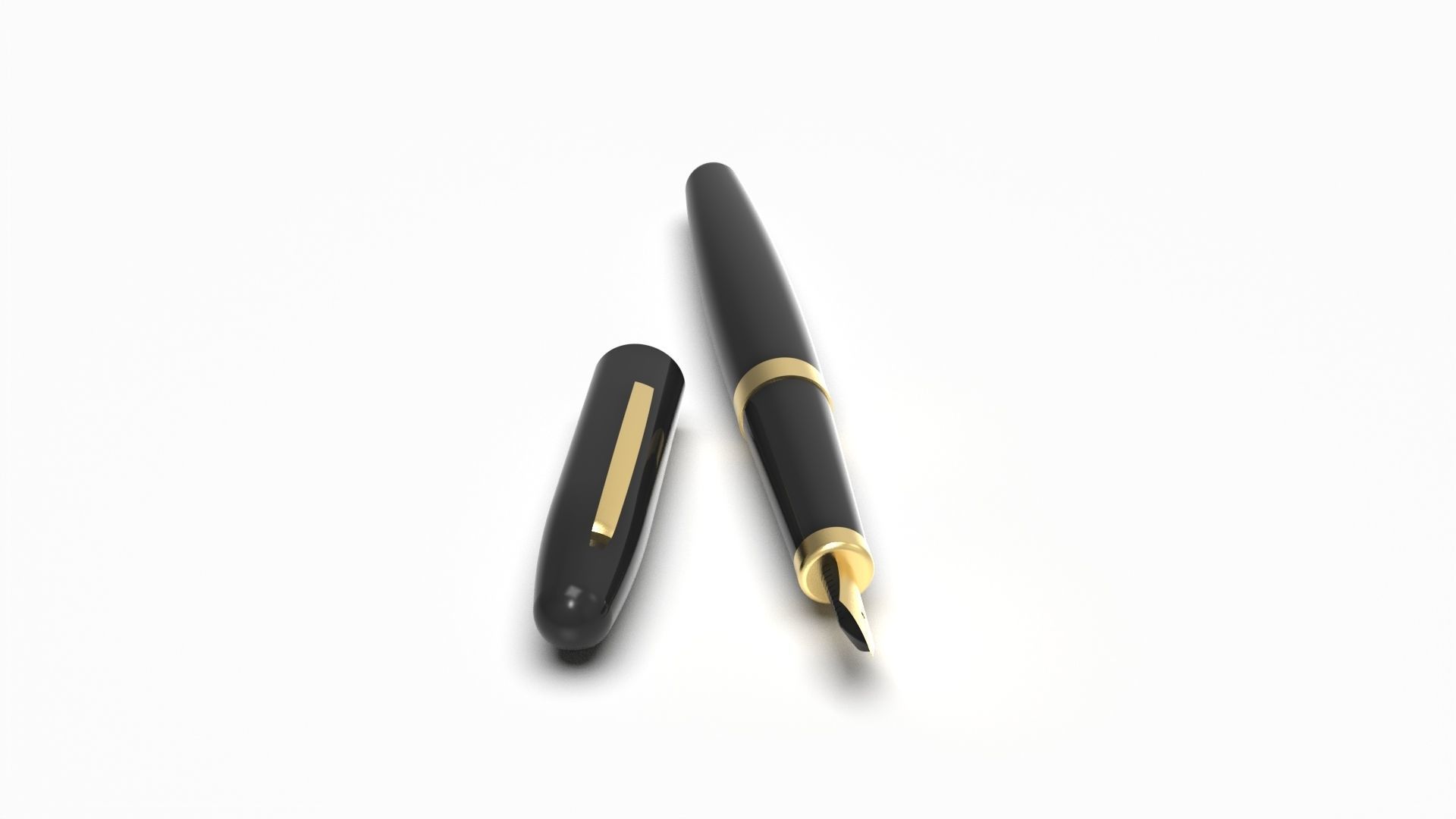 Fountain Pen 3D model_3