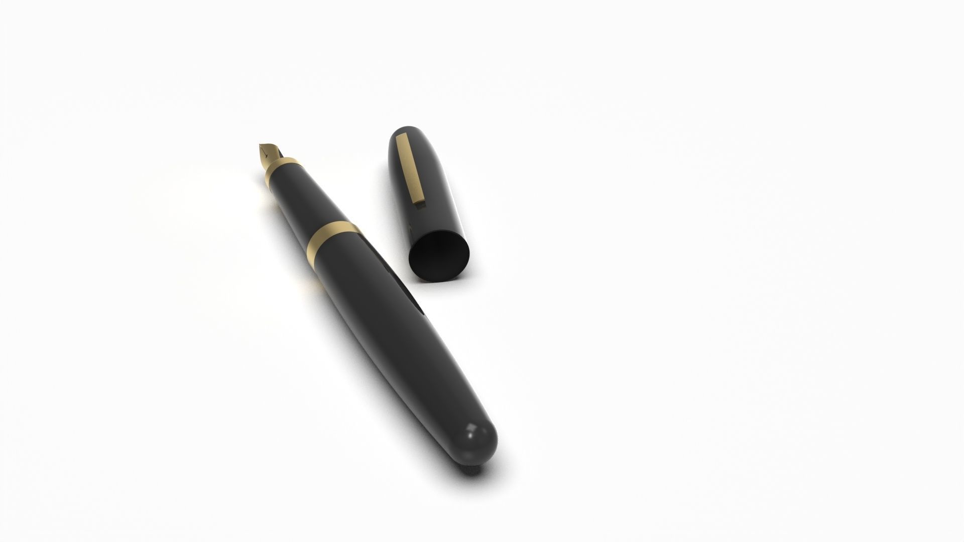 Fountain Pen 3D model_5