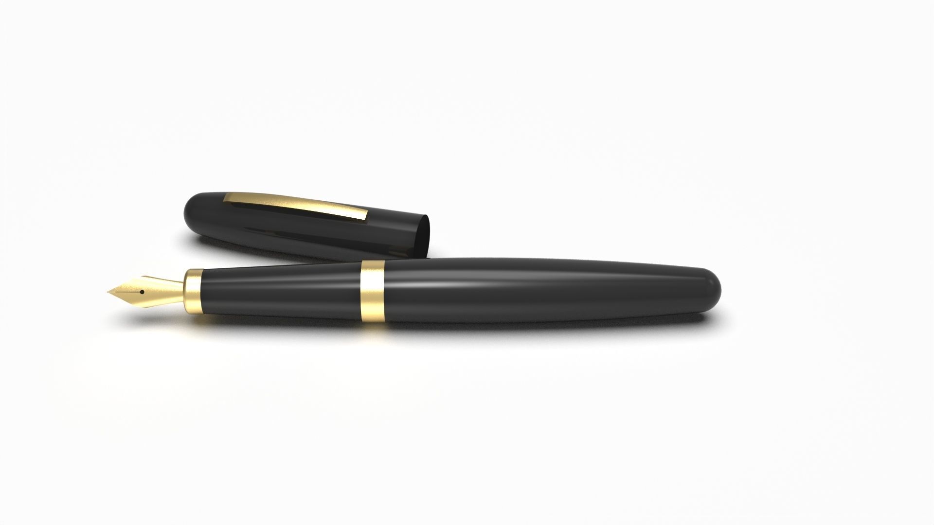 Fountain Pen 3D model_4