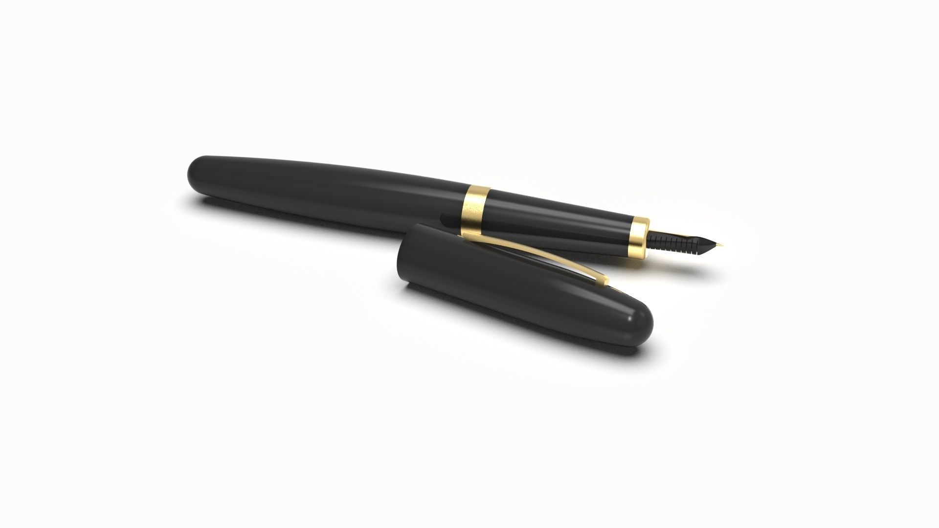 Fountain Pen 3D model_7