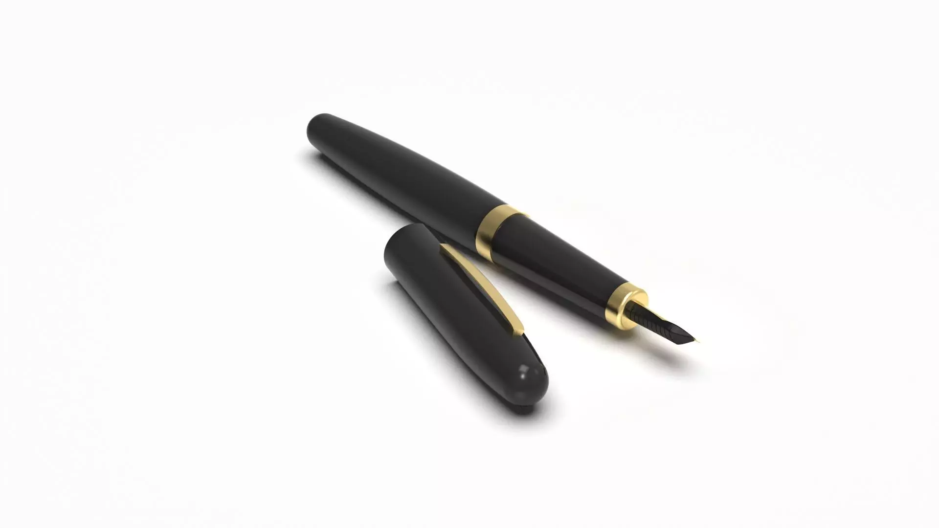 Fountain Pen 3D model_0