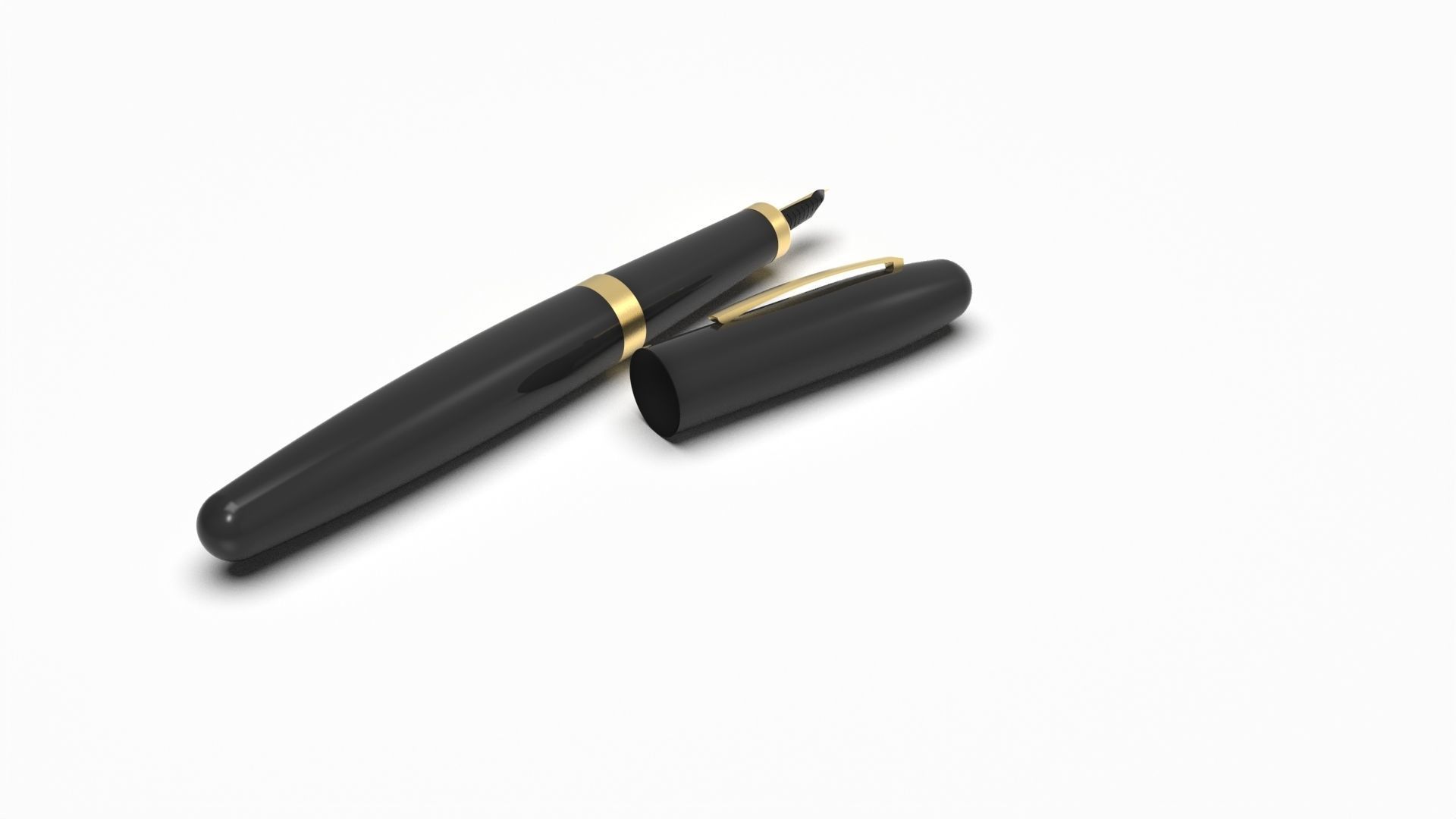 Fountain Pen 3D model_6