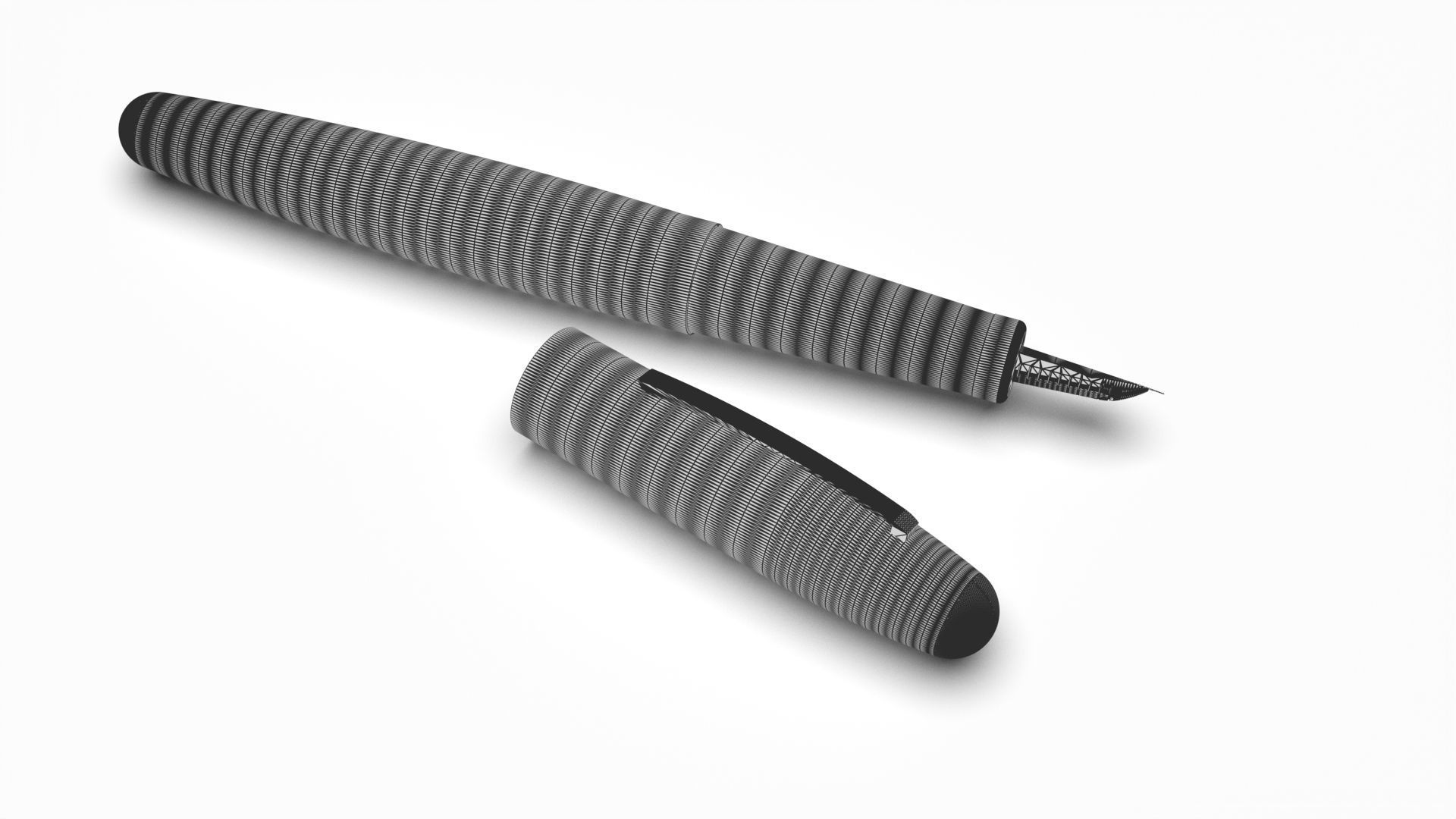 Fountain Pen 3D model_2