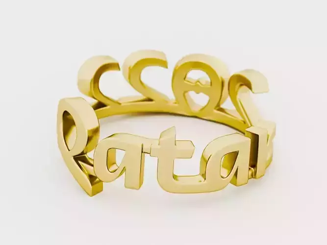 Qatar 2022 Ring 3D print model