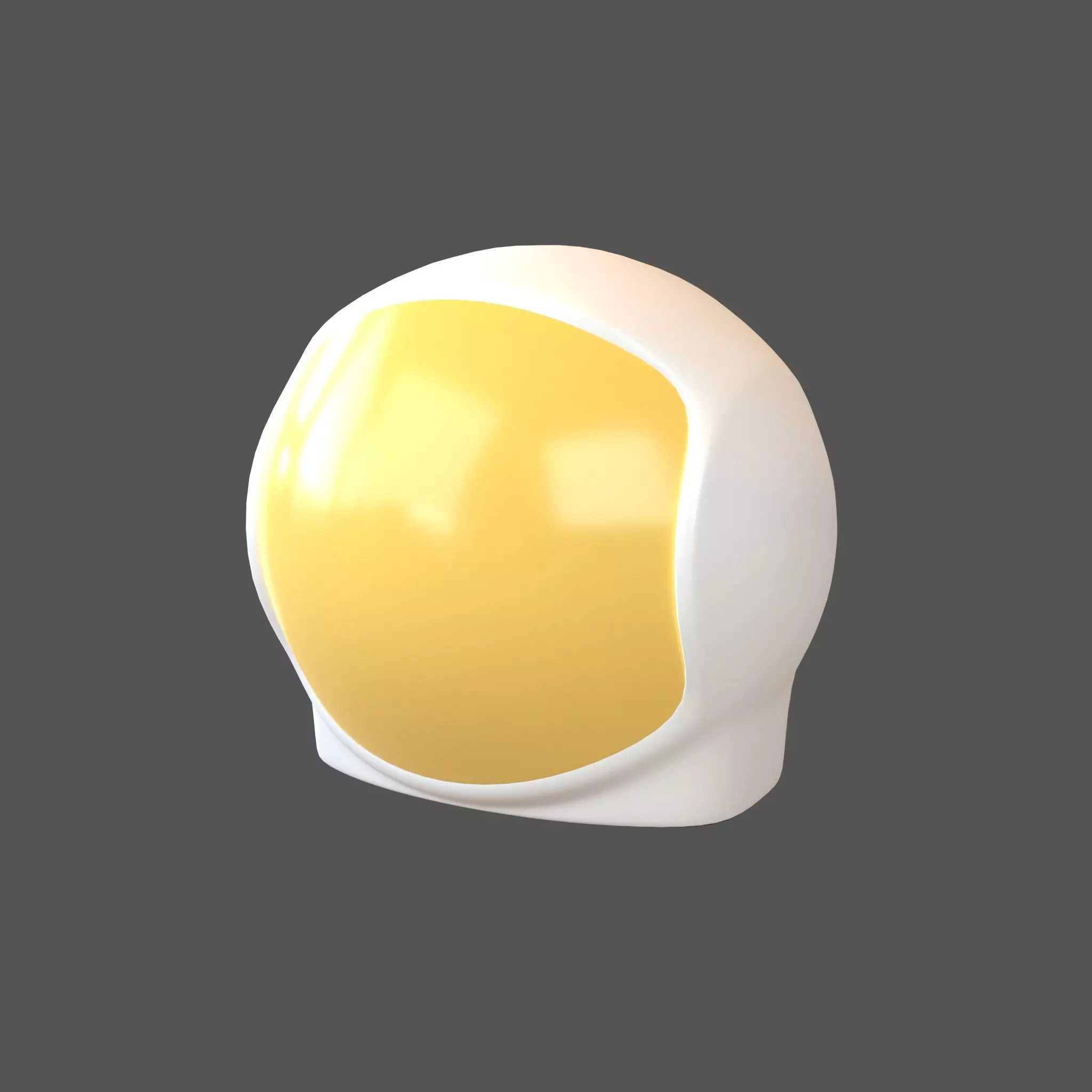 Spaceman Helmet v1 003 Low-poly 3D model_0