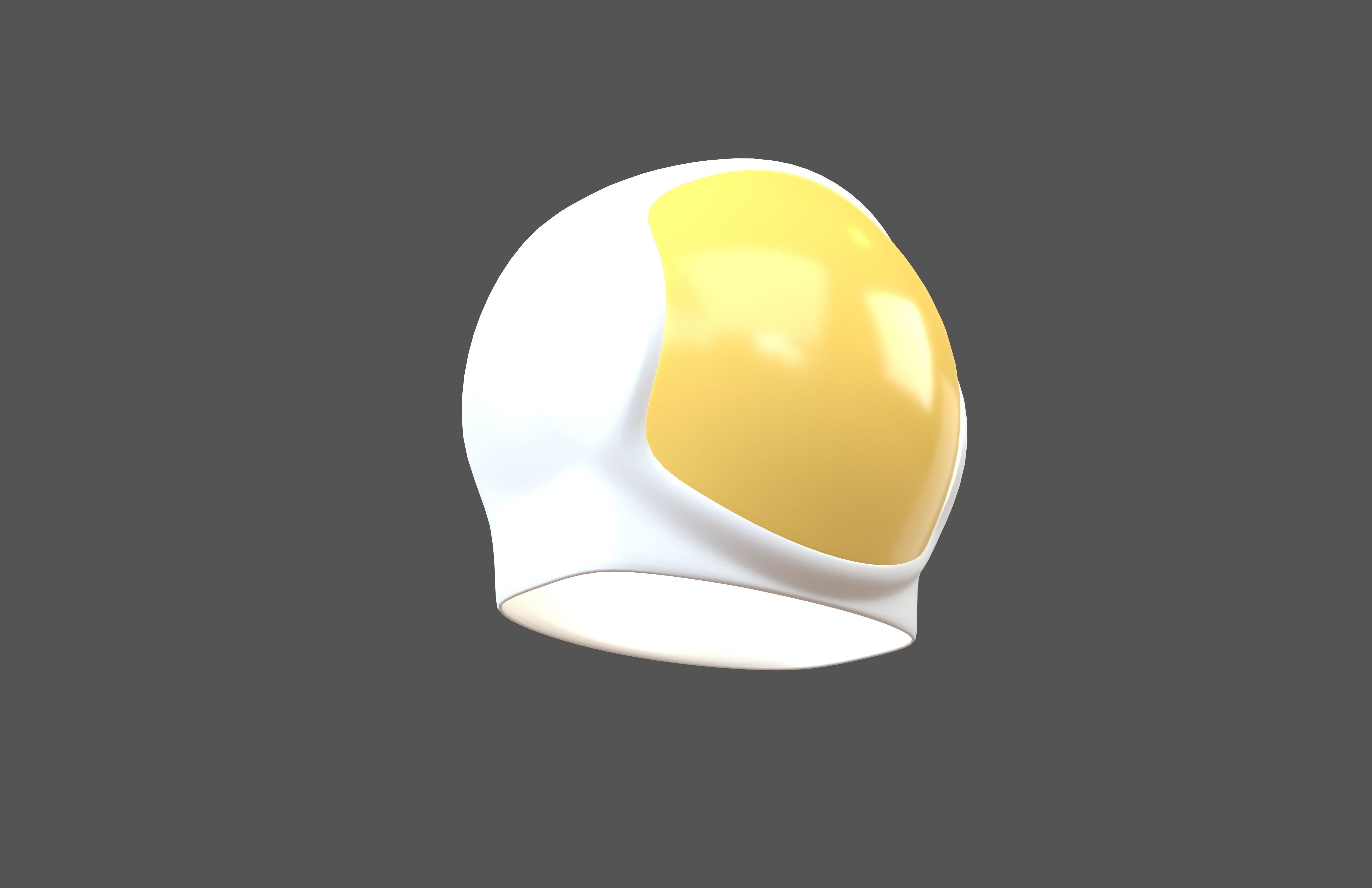Spaceman Helmet v1 003 Low-poly 3D model_2