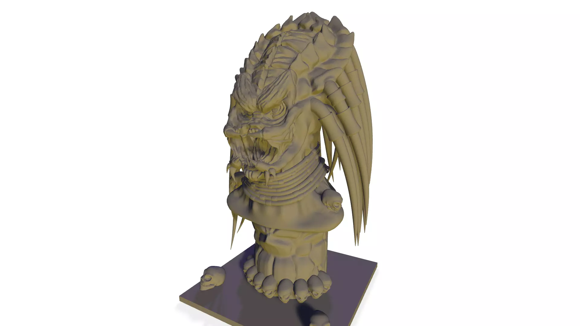 Predator dragon statue Free 3D print model
