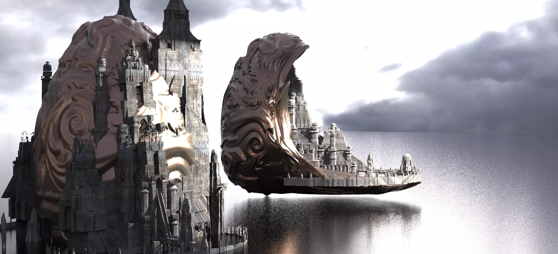 Easter Egg Hidden City 2 designs 3D model