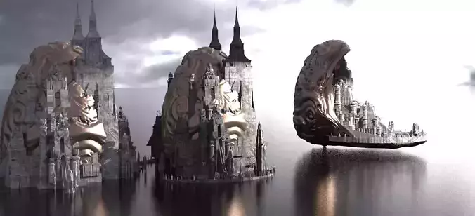 Easter Egg Hidden City 3 designs  3D model