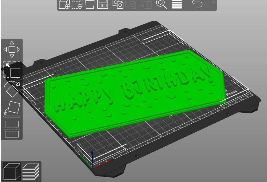 Happy birthday Model for 3D printing 3D print model_12
