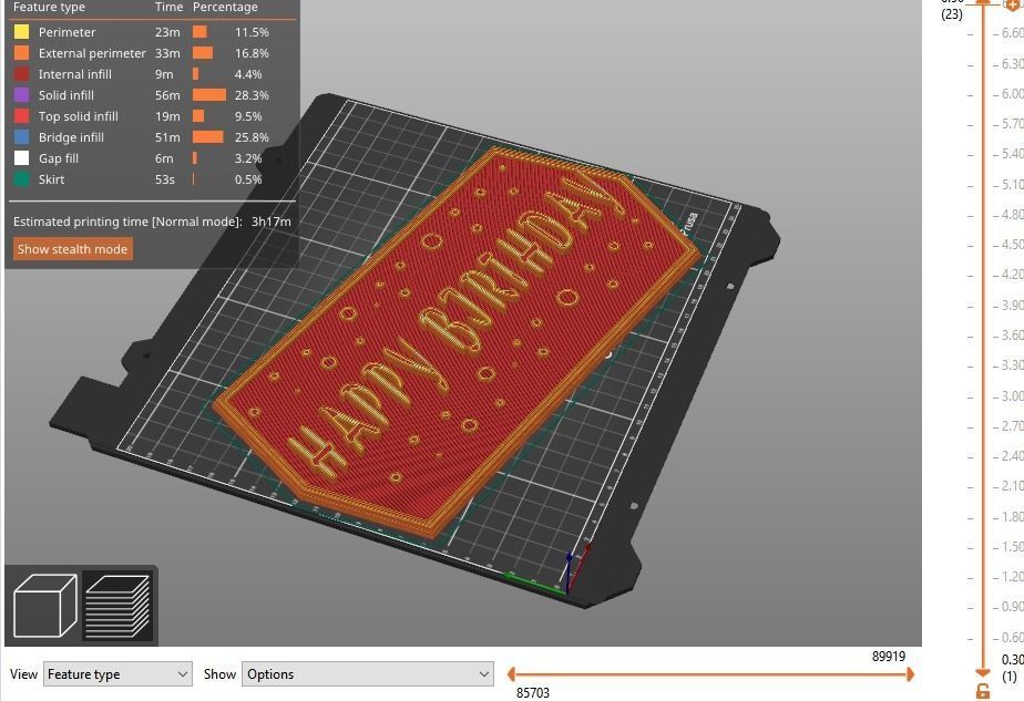 Happy birthday Model for 3D printing 3D print model_19