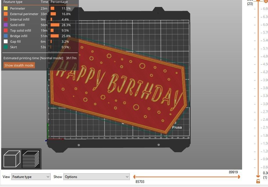 Happy birthday Model for 3D printing 3D print model_18