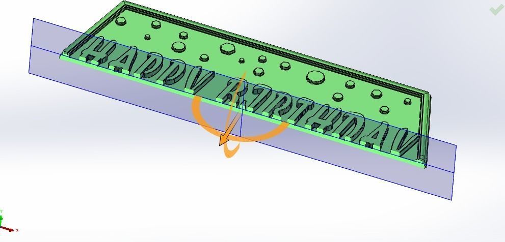 Happy birthday Model for 3D printing 3D print model_8