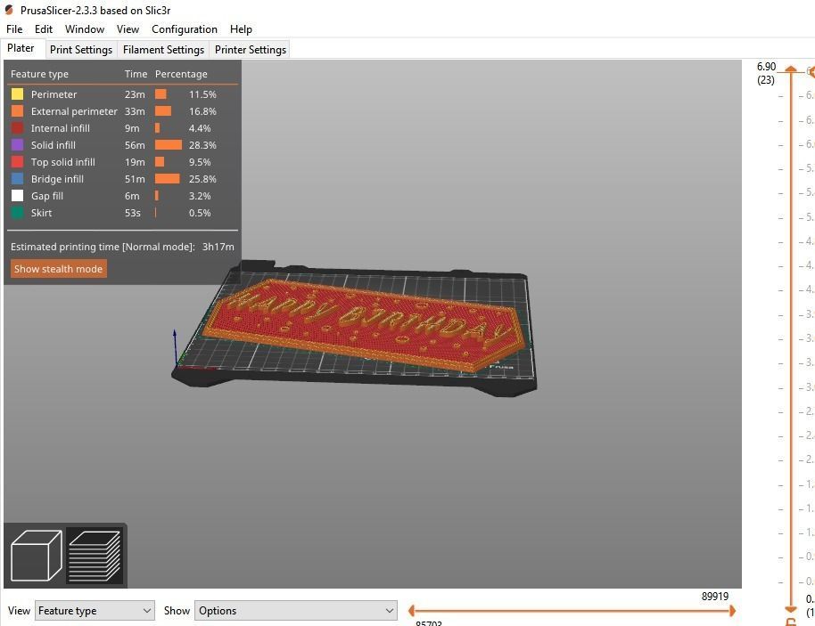 Happy birthday Model for 3D printing 3D print model_22