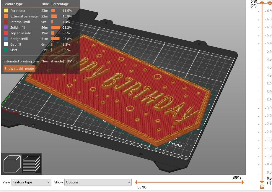 Happy birthday Model for 3D printing 3D print model_15