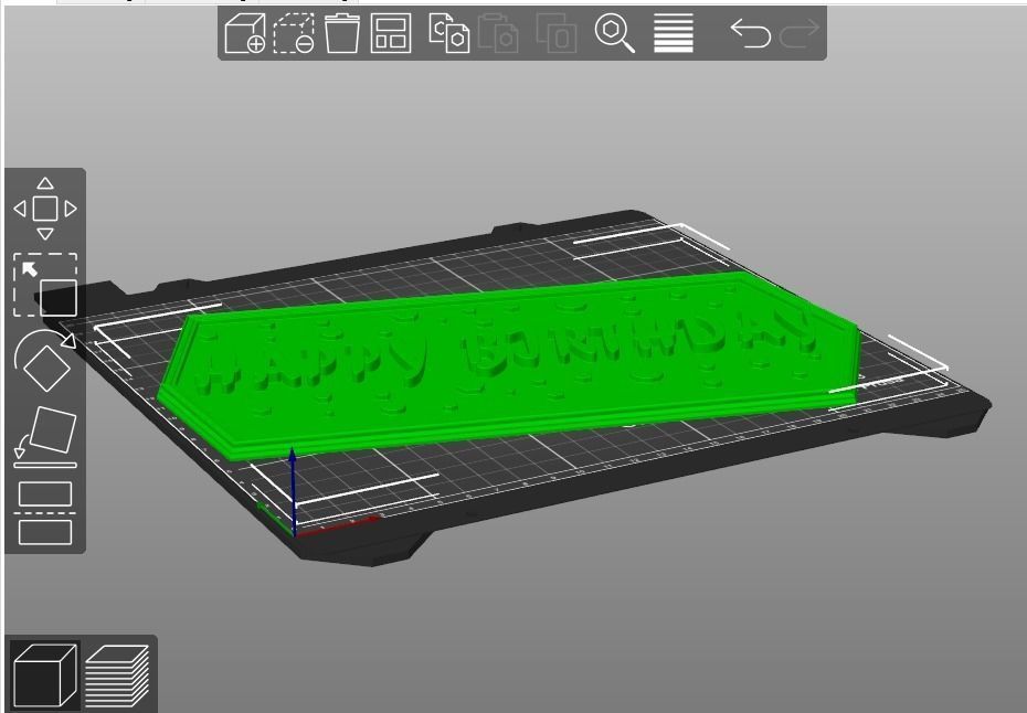 Happy birthday Model for 3D printing 3D print model_13