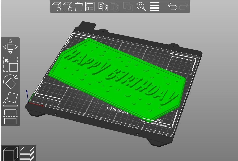 Happy birthday Model for 3D printing 3D print model_10