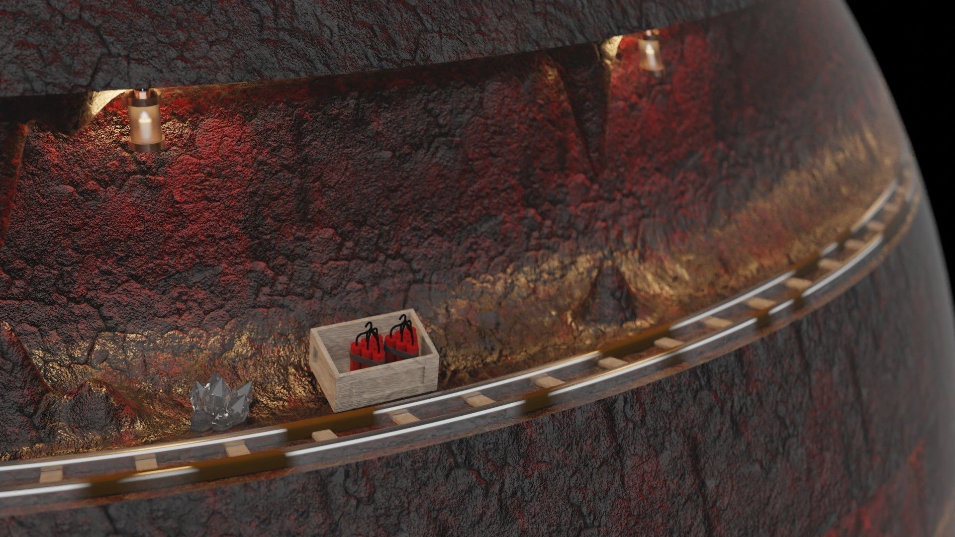 Mines - Otherworlds Collection 3D model_6