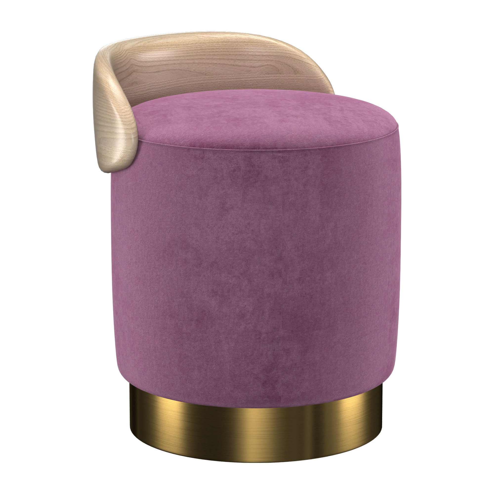 Stool pouf 3D model_1