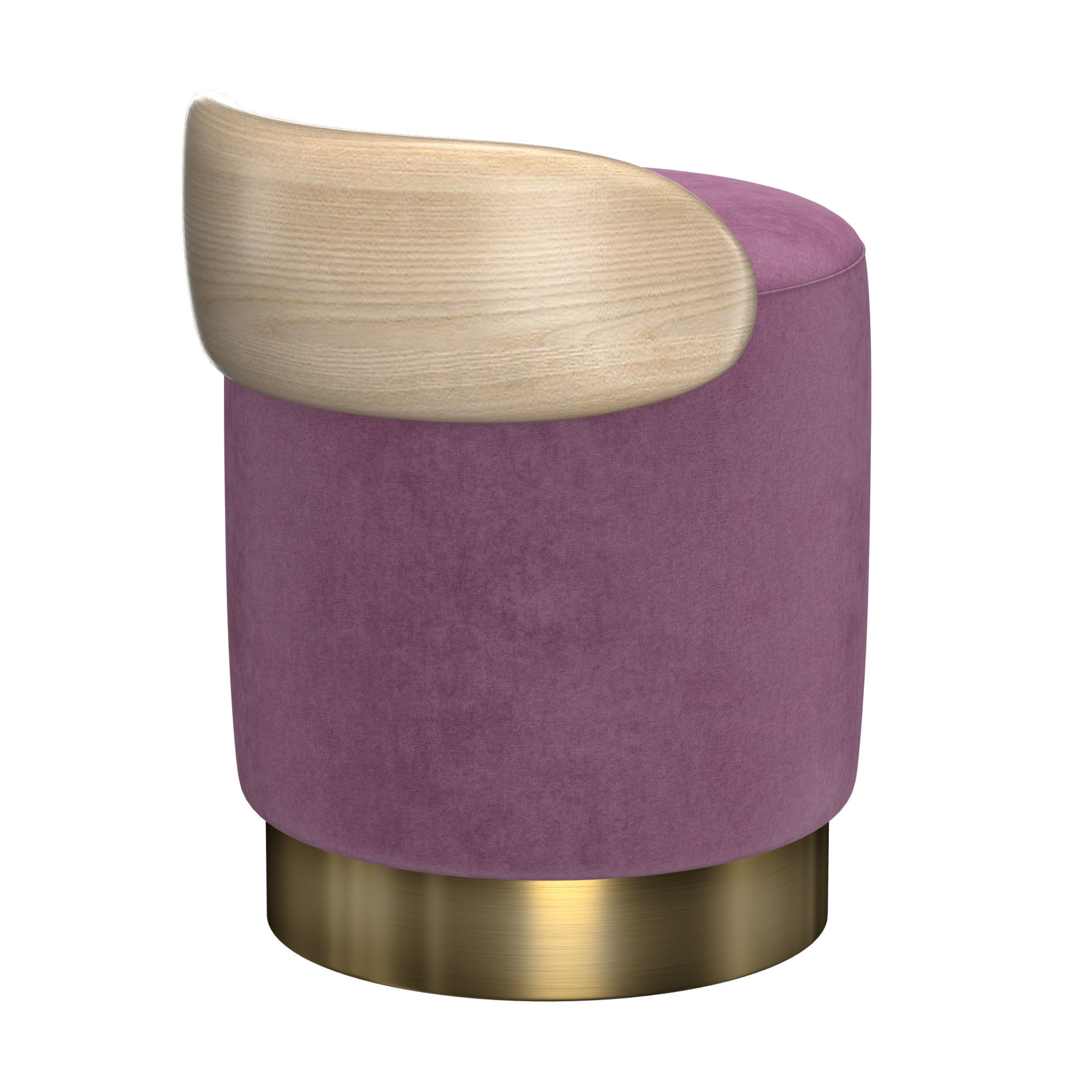Stool pouf 3D model_3