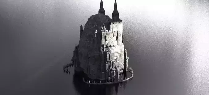 Easter Egg Tower City 3D model