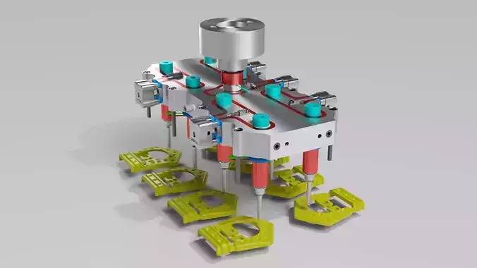 Shoe Buckle And Belt Buckle Molding