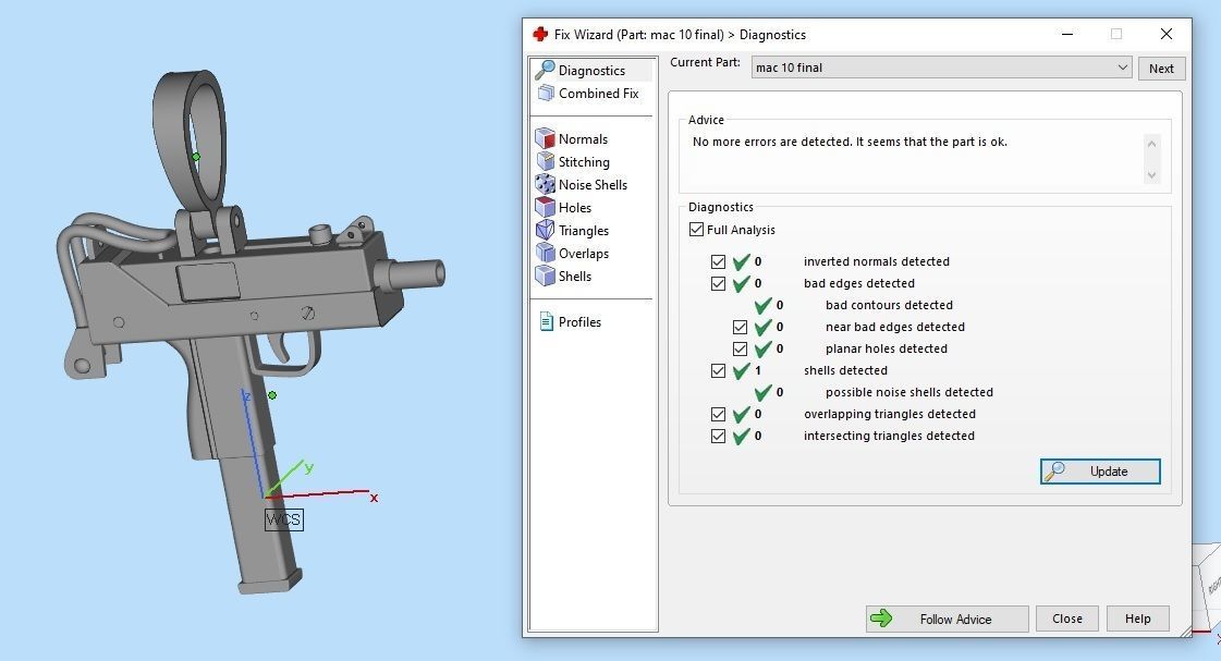 MAC 10 Pendant 3D print model_7