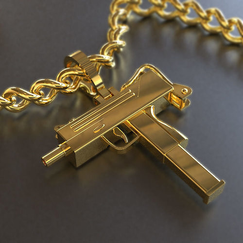 MAC 10 Pendant  3D print model