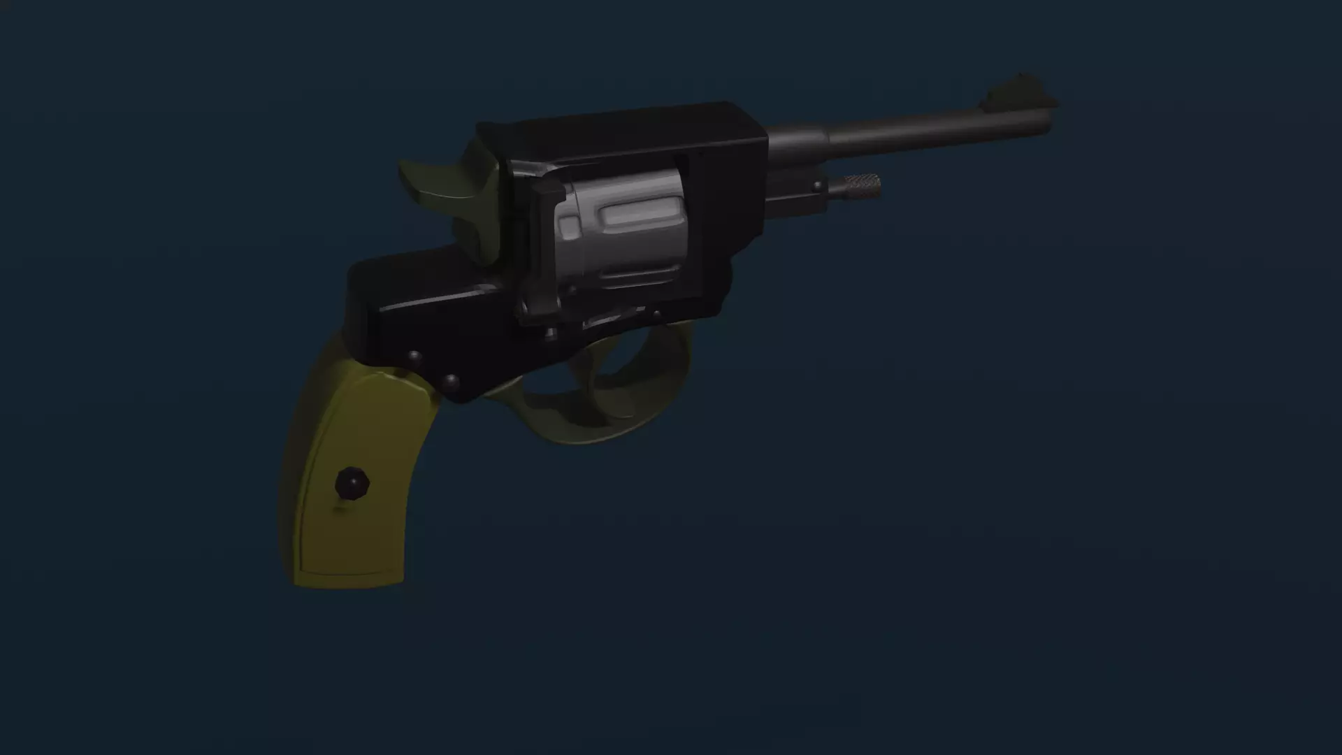 Revolver 3D model_0