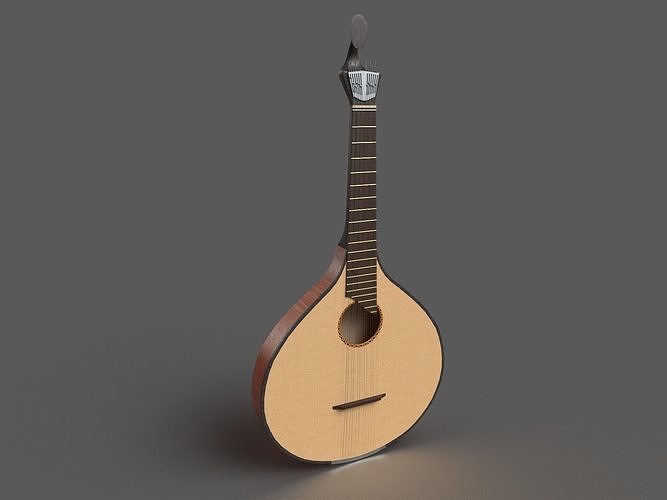 Portoguese Guitar 3D model