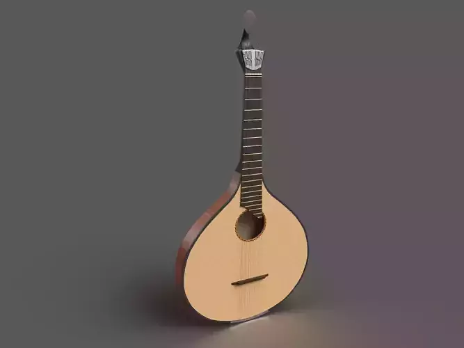 Portoguese Guitar 3D model