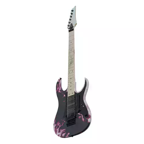 Ibanez RG550 Custom Body Sketch 3D model