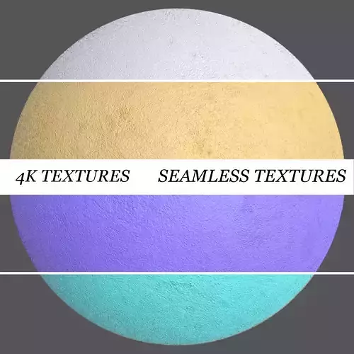 Four types of plaster textures-4k-seamless Texture